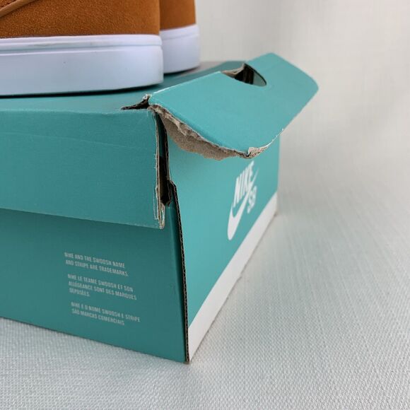 Nike SB Zoom STEFAN JANOSKI‎ Skate Shoes 333824-887 Orange White Mens 7 New! - Picture 12 of 12